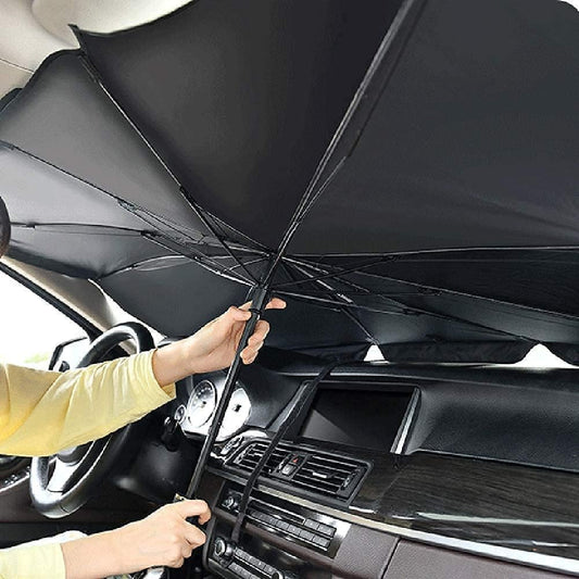 Umbrella Windshield Sunshade for Car Front Window Sun Protection & Heat Insulation Foldable Full Cover