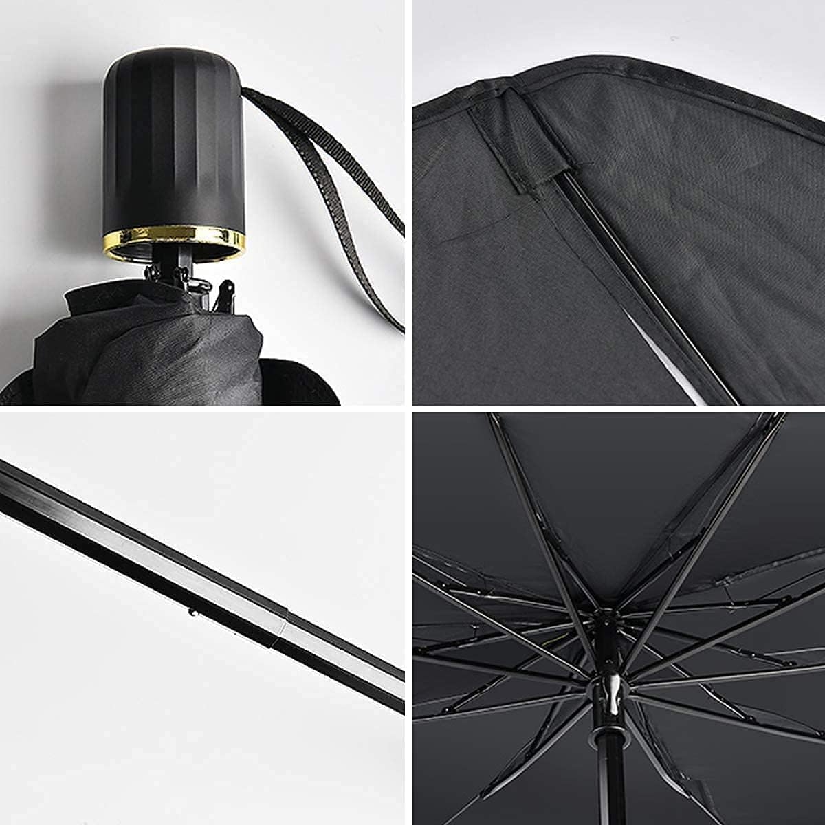 Umbrella Windshield Sunshade for Car Front Window Sun Protection & Heat Insulation Foldable Full Cover