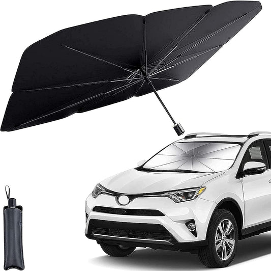 Umbrella Windshield Sunshade for Car Front Window Sun Protection & Heat Insulation Foldable Full Cover