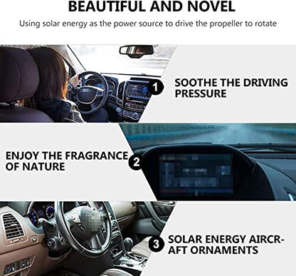 Solar Plane Car Perfumes & Fresheners For Dashboard Pod