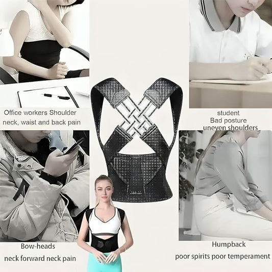 Posture Corrector Belt For Men & Women|Shoulder,Back Support Belt|Back Straightener Brace For Spine|Clavicle Support|Universal Size